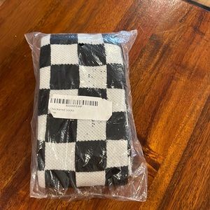 New checkered socks